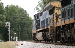 CSX C40-8W 7670 approaches Flat Shoals Road